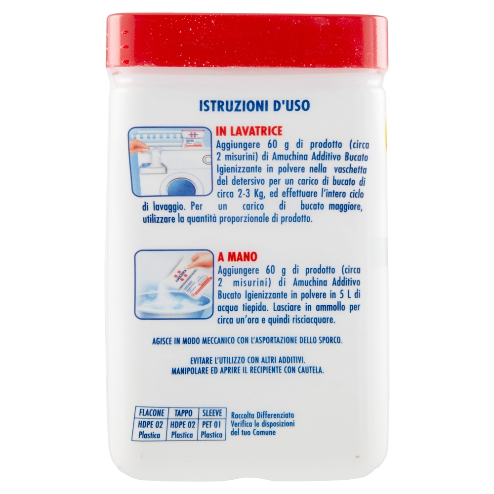 Amuchina Additivo Bucato Igienizzante in Polvere con Misurino 500 g